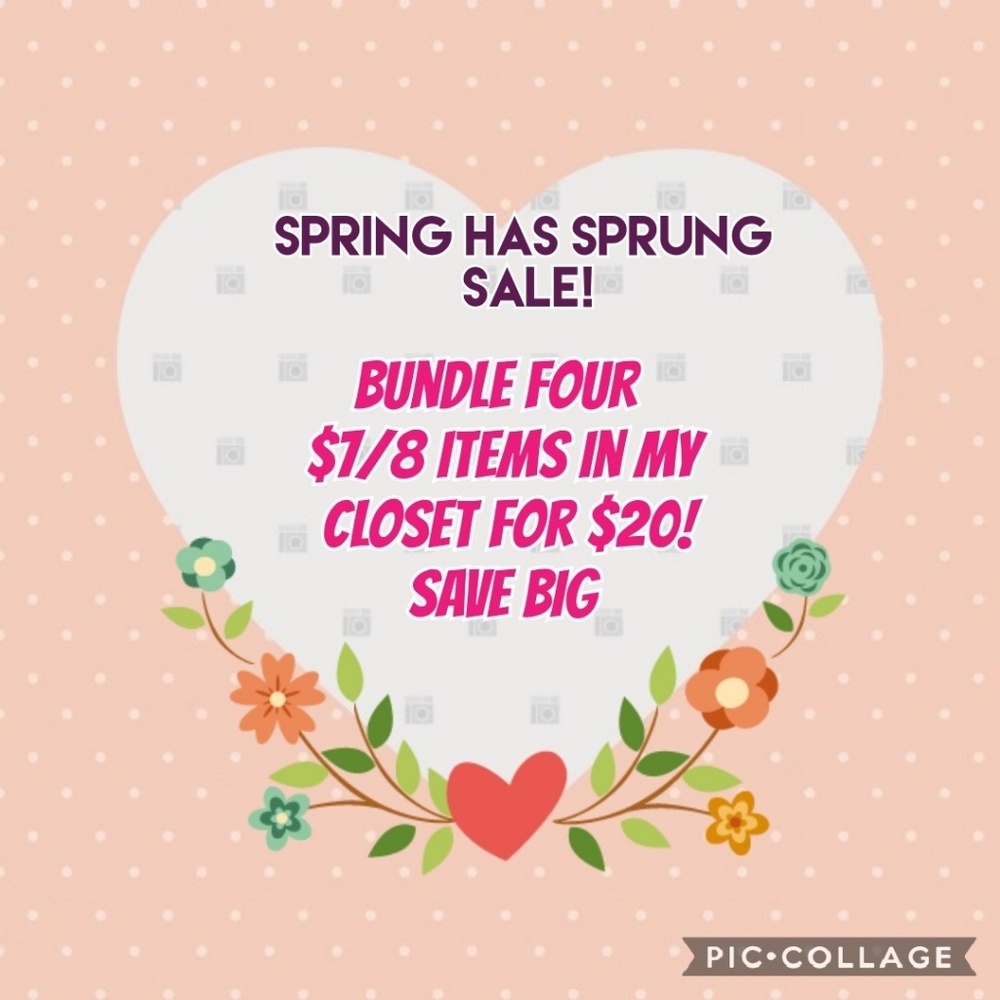 Spring has Sprung Sale....limited time only!